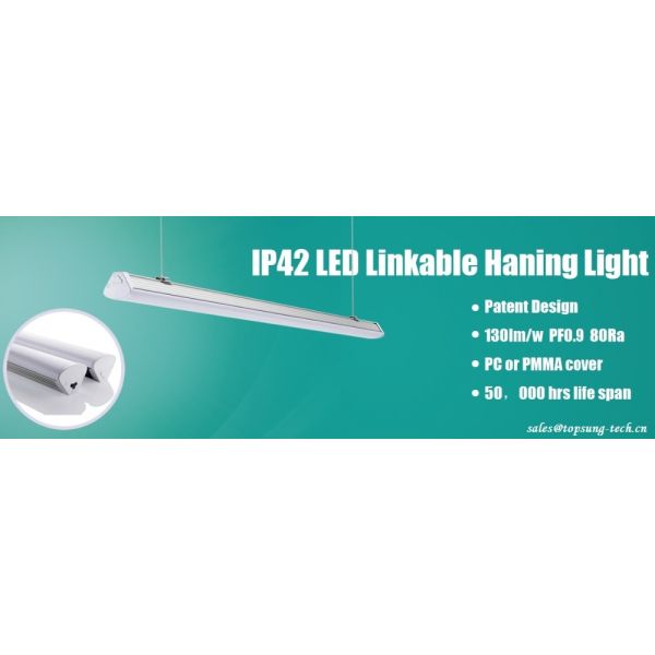 60w 1500mm Modern Linear Lighting Ceiling Pendant Batten Lamps Max 42m Linkable Ip42