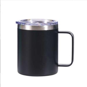 14oz Stainless Steel Travel Tumbler Insulated Coffee Mug Custom Logo Wine Cup Vacuum Coffee Mug With Handle