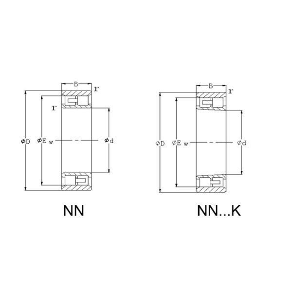 Super Precision Spherical Roller Bearing Tapered Bore Lubricated Brass Caged Cylindrical Needle