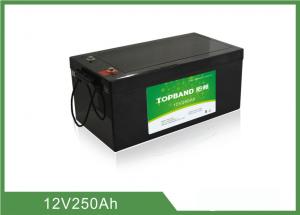 Best Long Lasting Reliable 12V250AH Lithium Iron Phosphate Battery , Support Series Connection wholesale