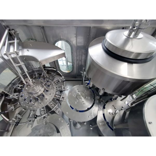 Rotary 3 In 1 Monoblock Mineral Water Bottling Machine