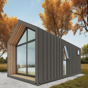 Best Fast Install Luxury Villa Prefabricated A Frame House Steel Structure Triangle Container House Made with Sandwich Panel wholesale