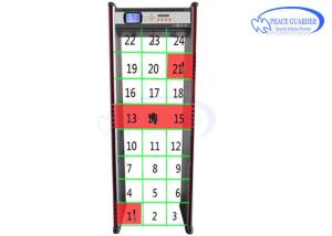 Mobile APP Connected Multi Zone Security Walk Through Gate With Bright LED Visual Alarm