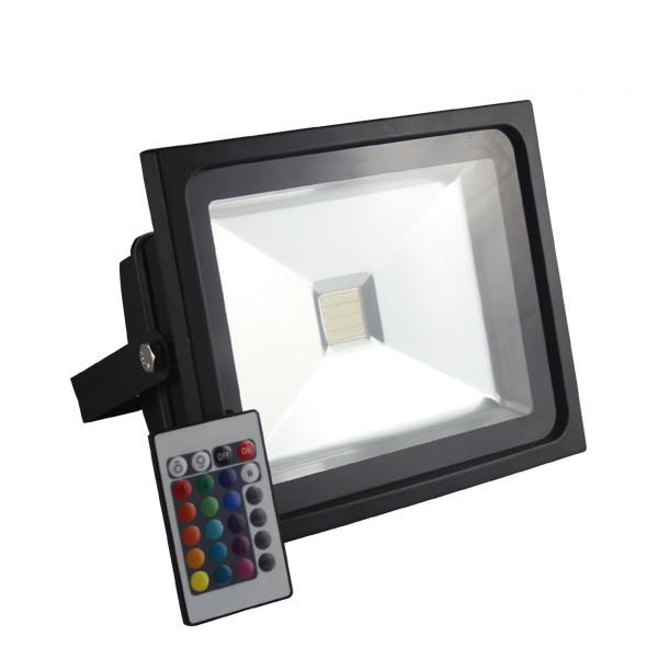 Cheap Die-cast Aluminum IP65 20W Christmas Color Changing RGB Outdoor Led Flood Light for sale