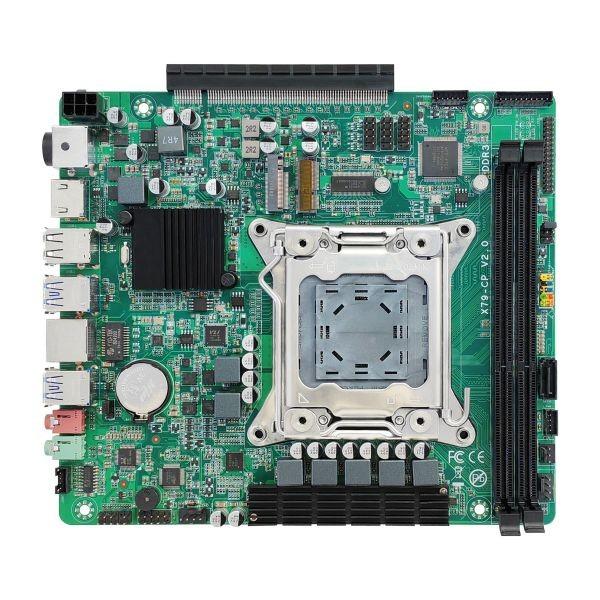 Cheap MiNi ITX Motherboard INTEL LGA2011 DDR3 Intel Xeon E5 LGA2011-0 WIFI Single LAN Dual SATA M.2 LVDS for sale