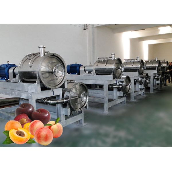 3tons/Day PLC Control Peach Apricot Fruit Processing Line