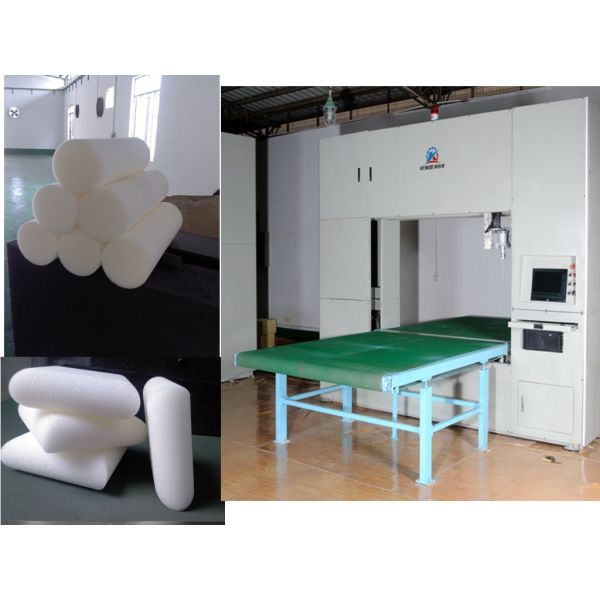 Professional CNC Foam Cutter Machine For Circular Knife Cutting With Brake System