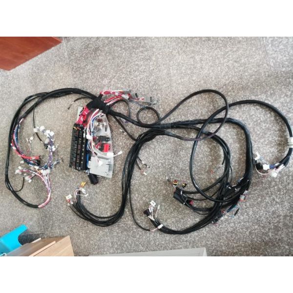 Black Linde MK5 Cab Main Wiring Harness Durable 3573810455 24V