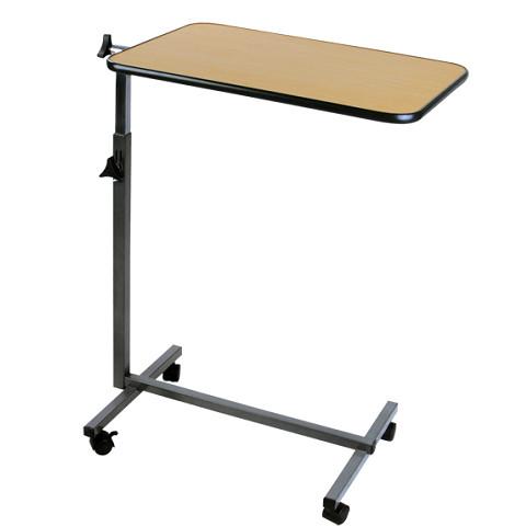 Cheap Tiltable Surface 700mm 1010mm Hospital Bed Tray Table Over Bed Food Table for sale