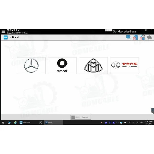 Super MB Pro M6+ M6 Plus Basic Version for Benz Diagnosis Tool + USB Cable + OBD2 16pin Cable