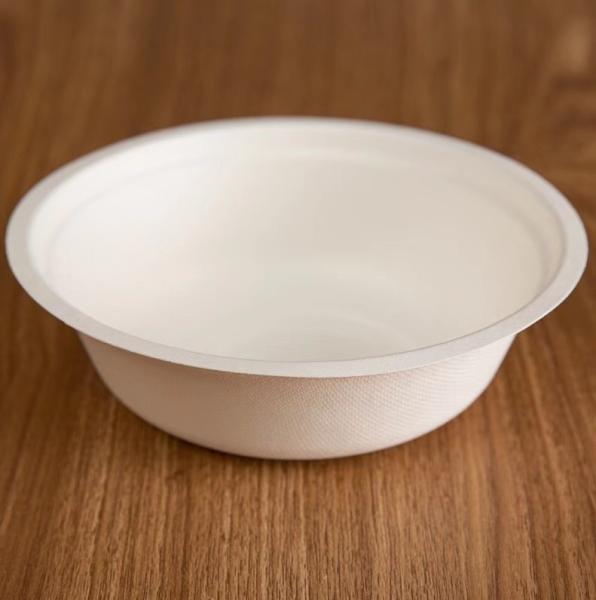 Cheap Biodegradable Sugarcane Compostable Bagasse Bowls Disposable 500ml for sale