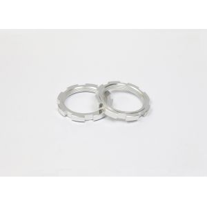 Stainless / Carbon Steel Slotted Grooved Lock Nut Round