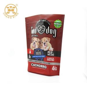 Best Stand up resealable pouch 1kg 2kg 4kgs OEM Pet Food pouch With plastic zipper reclosable wholesale
