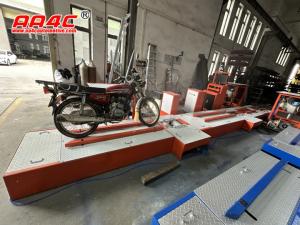 2 Wheels EV Motorcycle Centralized Tester With Brake Tester Axle Load  Speedometer Wheel Alignment