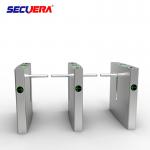 RFID Control Wide Channel Security Turnstile Gate Automatic Swing LED Indicator