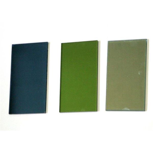 F Green / Light Green Reflective Float Glass Saving Energy For Curtain Walls