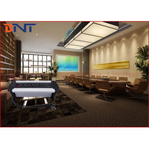 Tabletop Conference Table Electrical Outlets For Office / Hotel / Home