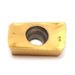 Best Gold Carbide Insert Blanks / Round Carbide Cutter Inserts Wear Resistance wholesale
