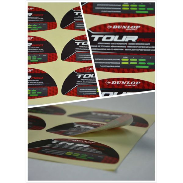 UV Coating Etc Self Adhesive Security Labels Private Printing And Shape