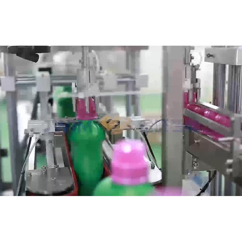 Automatic Soap Detergent Dishwashing Piston Liquid Filling Machine 4 Head 100ml-1000ml