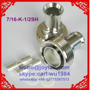 Best DIN 7/16 female connector soldering type for 1/2superflexible cable all brass factory selling wholesale