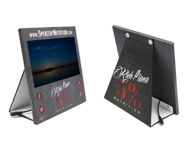 Cheap cardboard counter displays with LCD video player paper retail display cardboard video pop display for sale