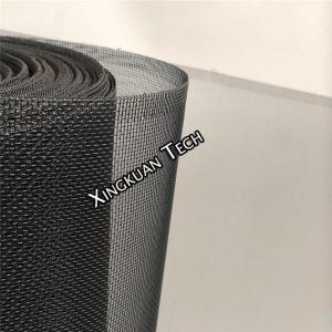 China Black Epoxy Coated Wire Mesh Hydraulic Air Filters Support Layer 18*14 Mesh on sale
