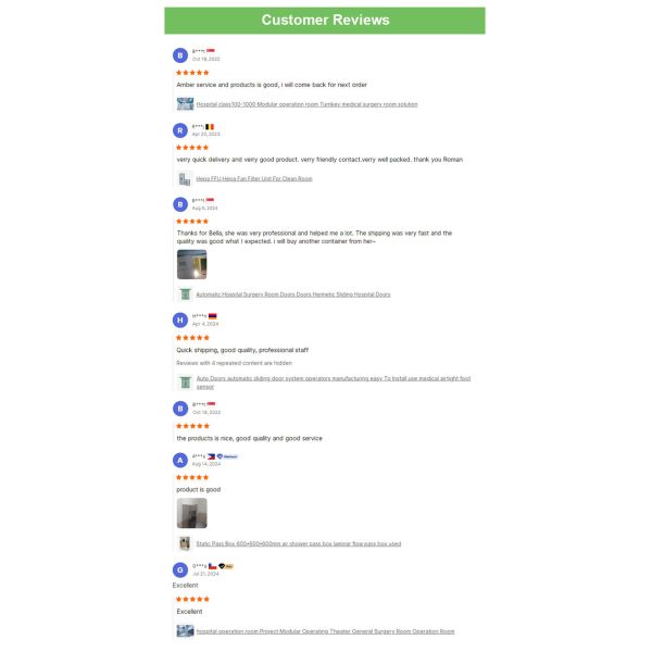 Double Steel EPS Filler 75mm Sandwich Panel for Hospital/Clean Room