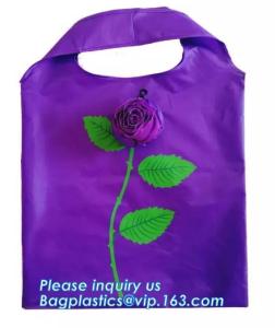 China Fashionable Foldable Polyester Shopping Bag,Wholesale Eco-friendly Fruit Design Folding Recycled Polyester Shopping Bag on sale