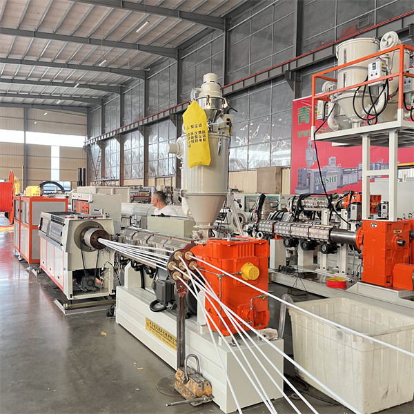 Eco Friendly Cod Pipe Coating Pipe Line Communication Cluster Tubes Making Machine