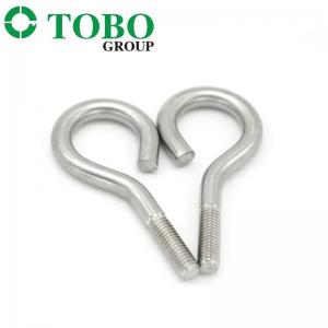 Best 304 Stainless Steel Sheep Eye Screw With Ring Hook Bolt Nut Lifting Ring Screw wholesale
