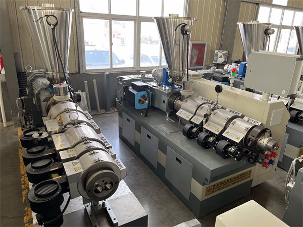 Co Rotating Twin Screw Extruder PVC Small Plastic Extruder Machine