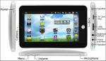 7" MID 256MB 800*480 Touch Screen TFT Lcd Google Android 2.2 With External Flash