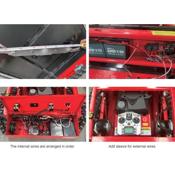 2000m2/H Crawler Electric Automatic Lawn Mower CE EPA Approved HT850
