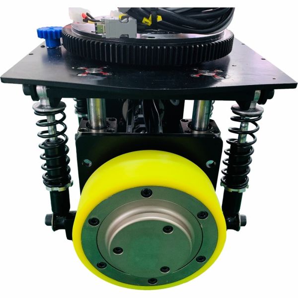 300KG Load Polyurethane Double Differential Wheel AGV Differential Steering Unit