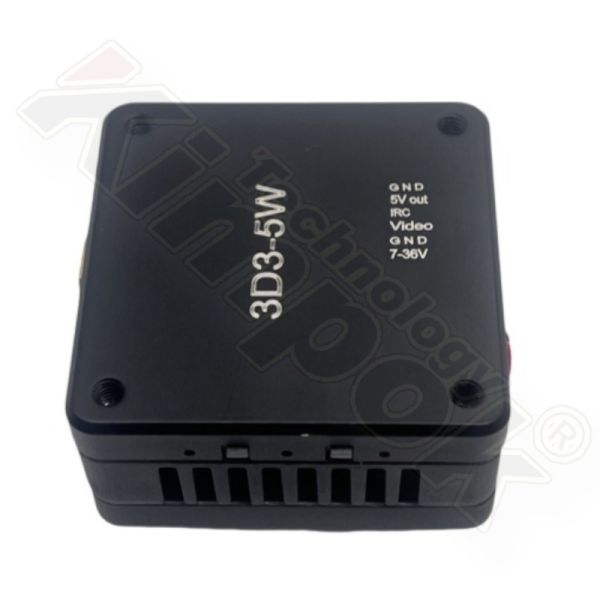 3.3G 5W UAV Video Transmitter 3.3Ghz VTX High Power FPV Drone Parts 16CH 25mW 5000W VTX