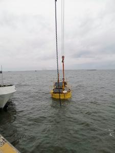 China Nsw Wave Buoy Marine Chain Pick Up Buoy For Wave Measurements on sale