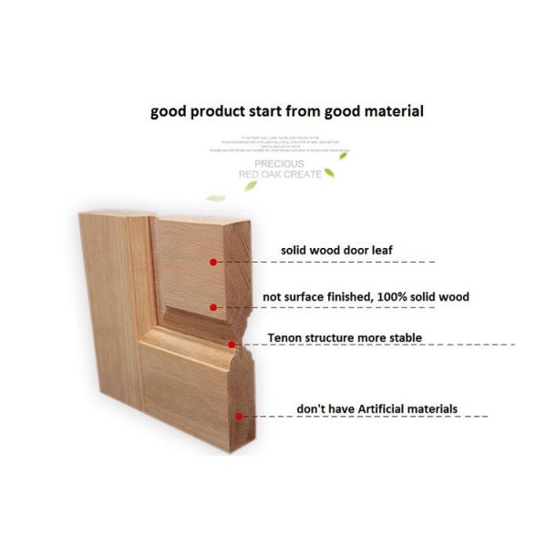 Fixed Front Entry Solid Wood Pivot Door For Commercial Building