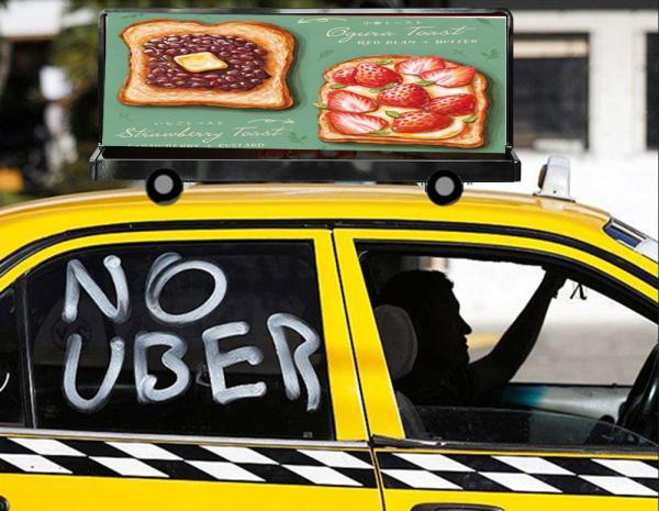 Cheap P2.5 Taxi LED Display with Wide Viewing Angle and High Refresh Rate for Optimal Advertising Results for sale