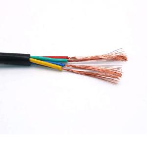 China 4X1.5 Mm2 RVV Shielded Multicore Control Cable H05VV-F Low Voltage on sale