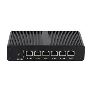 China Intel Pentium 4405U 6LAN RJ45 Software Router DDR4 With Dual Screen Display on sale