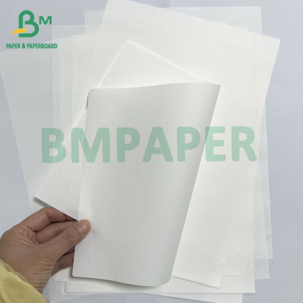 38grs Recyclable Food Grade White Kraft Oil proof Paper Roll 