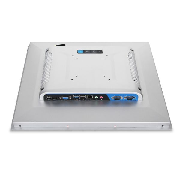 Industrial 17 Inch Embedded Touch Panel PC Front IP65 Waterproof Silver Color