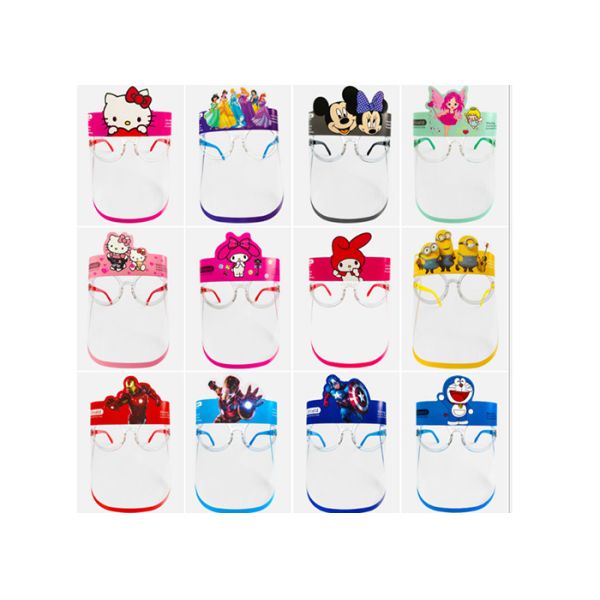 140x170x210mm Friendly Kids Plastic Face Shield Acrylic Boys Child Clear Face Shield Visor