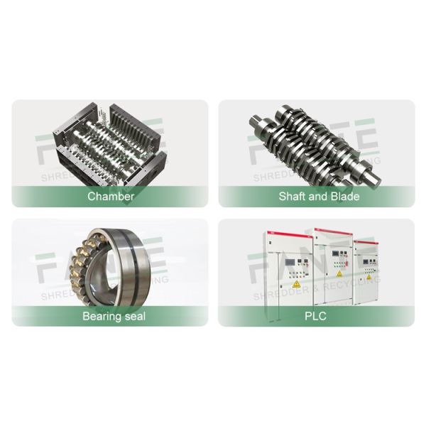 Professional Grade Two Shaft Shredder for Recycling Centers Handling Electronics Batteries Circuit Boards