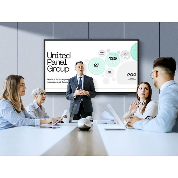 Smart Education Multi-touch Interactive Whiteboard with 20 Touch Points and 1200 1 Contrast