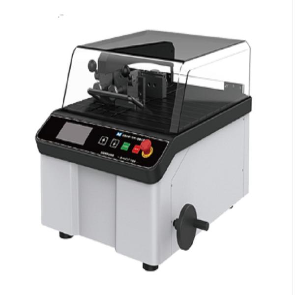 Cheap Lab Sample Metallographic Cutting Machine ISO Manual Y Axis Feed for sale