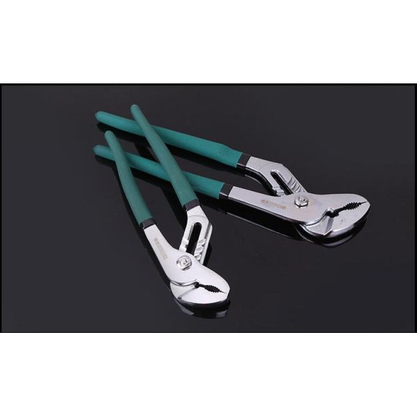 KM Industrial Grade CRV groove box joint pliers with Dipped plastic handle