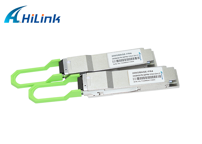 Hilink 200G QSFP56 FR4 QSFP Transceiver Module 2km 1310nm CWDM4 DOM Duplex LC SMF