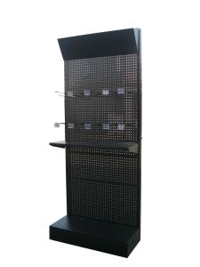 China Jewelry Exhibition Metal Pegboard Display Stands Diy Merchandise Shelf Stand Expositor on sale